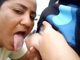 Titty Fucking Lesbians milking in public