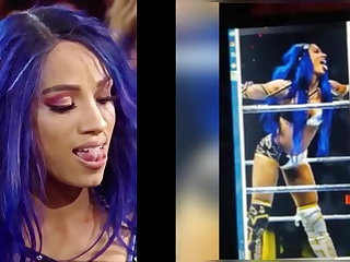 Bukkake WWE Sasha Banks Cum Compilation