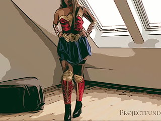 Dánsky Wonder Woman Cosplay – used like a slut, projectsexdiary