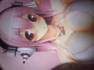 HD Gays SOP 3D oppai mouse pad 3 loads Super Sonico foreskin rubbing